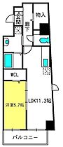 オークスURAWA  ｜ 埼玉県さいたま市浦和区東仲町20-2（賃貸マンション1LDK・7階・46.19㎡） その2