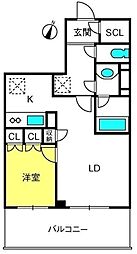 間取図画像 1LDK