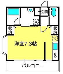 セレス大宮 ワンルームの間取図画像