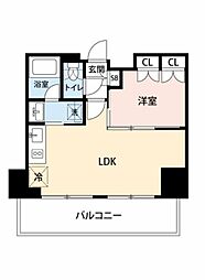 ekismさいたま新都心 1LDKの間取図画像