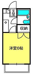サンクレスト 1Kの間取図画像