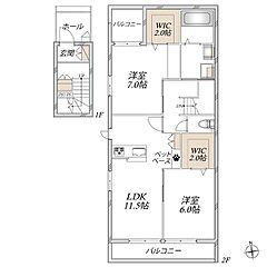 物件の間取り
