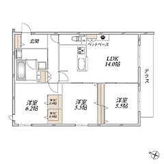 物件の間取り