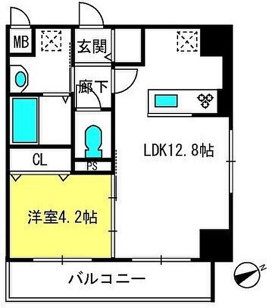 Garden HouseIII大宮土呂駅前 ｜埼玉県さいたま市北区土呂町2丁目(賃貸マンション1LDK・4階・40.28㎡)の写真 その2