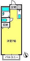 メゾンブラン  ｜ 埼玉県さいたま市大宮区桜木町4丁目535（賃貸アパート1R・2階・23.18㎡） その2