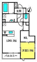 セジュール パルフェ  ｜ 埼玉県さいたま市浦和区領家4丁目10-9（賃貸アパート1LDK・1階・36.36㎡） その2