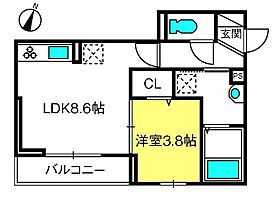 ディール北浦和II  ｜ 埼玉県さいたま市浦和区北浦和5丁目（賃貸アパート1LDK・2階・32.81㎡） その2