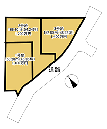 三木市自由が丘本町　売土地3区画