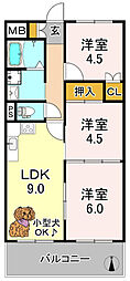 間取図画像 3LDK