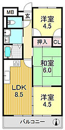 間取図画像 3LDK