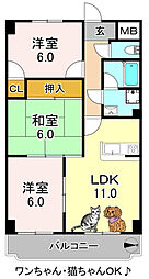 太平ロイヤル加美 3LDKの間取図画像