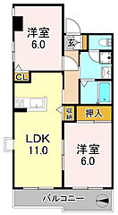 物件の間取り