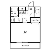 プレジール リモージュ 207 ｜ 愛知県安城市浜屋町（賃貸アパート1K・2階・24.84㎡） その2