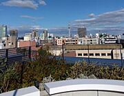 ●屋上テラス（テナント共用）／喫煙所有