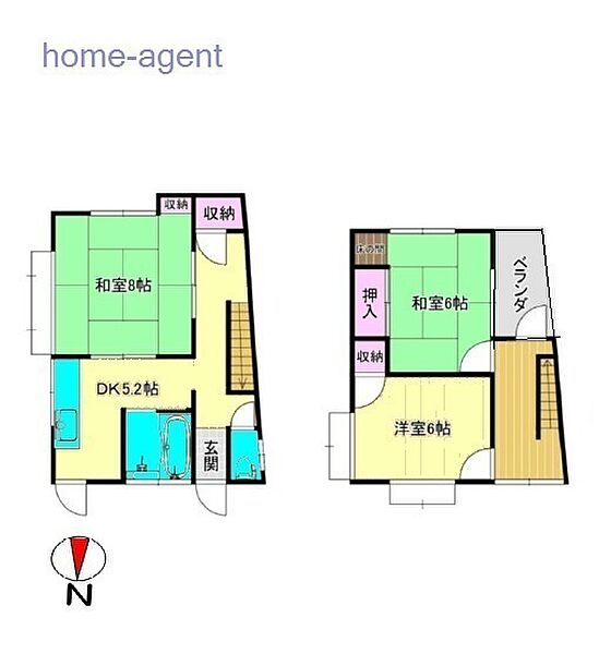 間取りを拡大表示