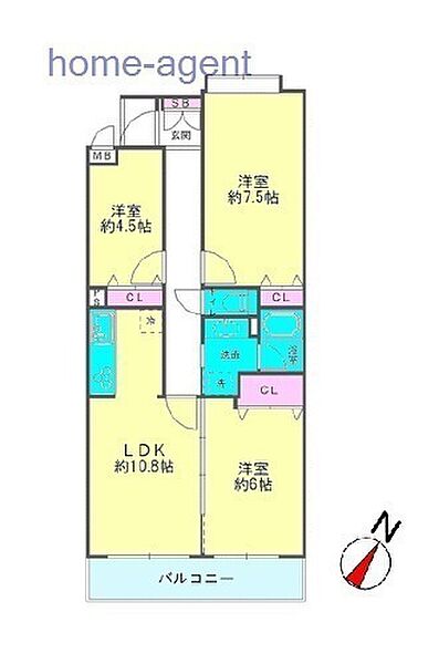 間取りを拡大表示