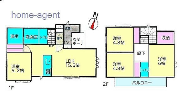 間取りを拡大表示