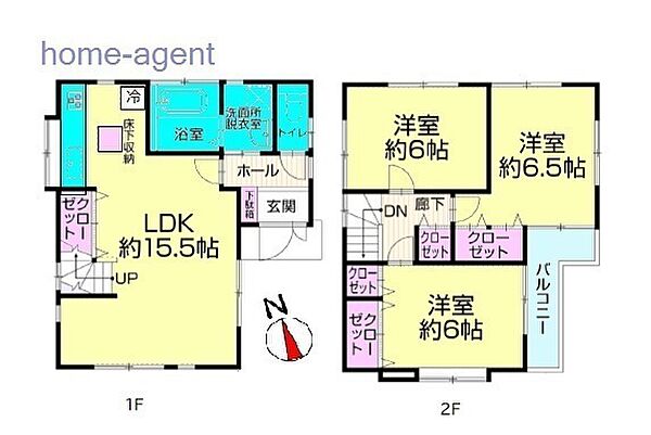 間取りを拡大表示