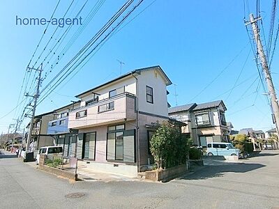 外観:南・東角地で日当りの良い戸建です。 外観:南・東角地で日当りの良い戸建です。