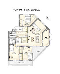 間取図画像 4LDK