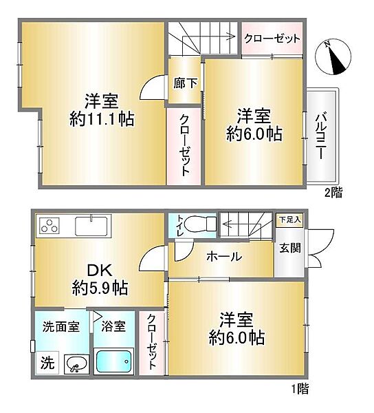 間取りを拡大表示