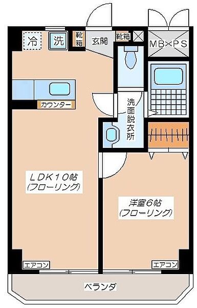 代田フラッツ 306｜東京都世田谷区代田３丁目(賃貸マンション1LDK・3階・37.78㎡)の写真 その2