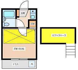 サニースポット経堂 1階1Kの間取り