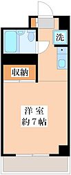 シーダーズフォレスト ワンルームの間取図画像