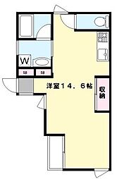 MONT SAINT-LUEUR KYODO(モン・サン・リ ワンルームの間取図画像