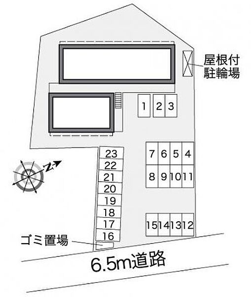 レオパレスマニエ 209｜茨城県つくば市高見原1丁目(賃貸アパート1K・2階・22.35㎡)の写真 その3