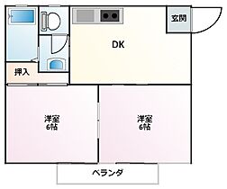 サンシティフルヤB 103 ｜ 茨城県常総市豊岡町乙（賃貸アパート2DK・1階・42.02㎡） その2