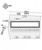 レオパレスロト　リベラ 206 ｜ 茨城県土浦市蓮河原町4771-1（賃貸アパート1LDK・2階・43.06㎡） その3