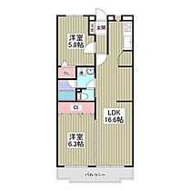 リブレス牛久 303 ｜ 茨城県牛久市上柏田3丁目47番1号（賃貸マンション2LDK・3階・60.00㎡） その2