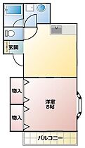 メープルハウス 202 ｜ 茨城県常総市水海道宝町2761-1（賃貸アパート1DK・2階・36.73㎡） その2