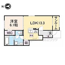 滋賀県高島市安曇川町西万木（賃貸アパート1LDK・1階・50.01㎡） その2