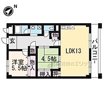 滋賀県大津市浜大津４丁目（賃貸マンション2LDK・6階・65.34㎡） その2