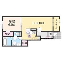 滋賀県大津市見世２丁目（賃貸アパート1LDK・1階・50.05㎡） その2