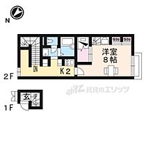 滋賀県湖南市菩提寺東２丁目（賃貸アパート1K・2階・28.02㎡） その1