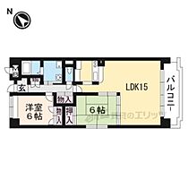 グランボナール 407 ｜ 滋賀県草津市青地町（賃貸マンション2LDK・4階・65.55㎡） その2