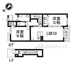 アトレ 2LDKの間取図画像