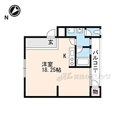 シャトーフレーズ 1LDKの間取図画像