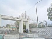 高穂中学校まで1900メートル