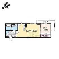 ＡＬ（エー・エル） 102 ｜ 滋賀県栗東市大橋５丁目（賃貸アパート1LDK・1階・43.60㎡） その2