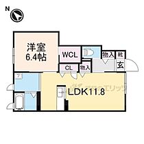 滋賀県長浜市高月町高月（賃貸アパート1LDK・1階・45.00㎡） その2