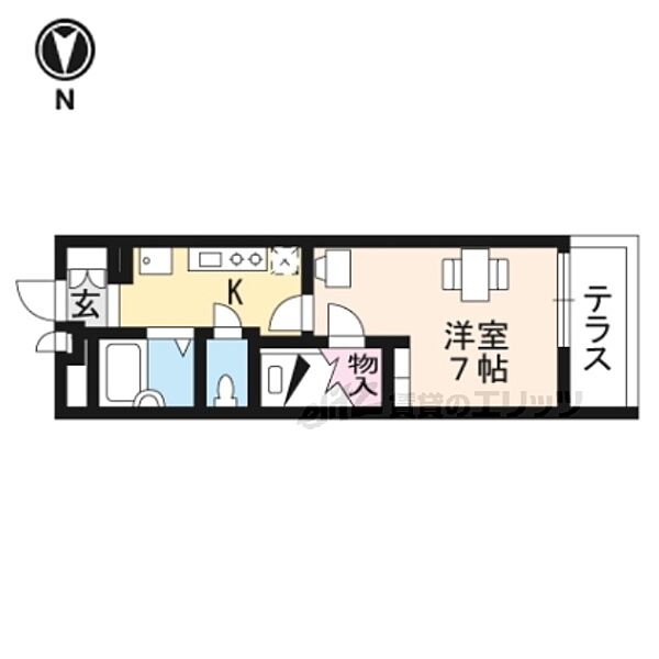 レオパレスシュピッツェ 305｜滋賀県大津市馬場３丁目(賃貸マンション1K・3階・19.87㎡)の写真 その2