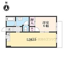 滋賀県大津市大萱４丁目（賃貸アパート1LDK・1階・44.30㎡） その2