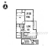 リバティ　ウインド 203 ｜ 滋賀県長浜市宮司町（賃貸アパート2LDK・2階・55.31㎡） その2