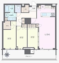 間取図画像 3LDK