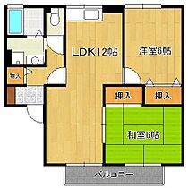 セジュールやつえＢ棟  ｜ 福岡県北九州市八幡西区御開1丁目（賃貸アパート2LDK・2階・55.39㎡） その2