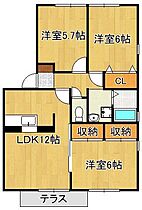 フレマリールＡＳＯＵ　Ａ，Ｂ，Ｃ，Ｄ  ｜ 福岡県北九州市若松区高須東4丁目（賃貸アパート3LDK・1階・65.46㎡） その2